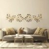 Artistic handcrafted metal iron wall décor
