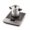 Induction compatible stainless steel milk cooker with ergonomic handle