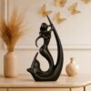 Modern Ceramic Mermaid Sculpture