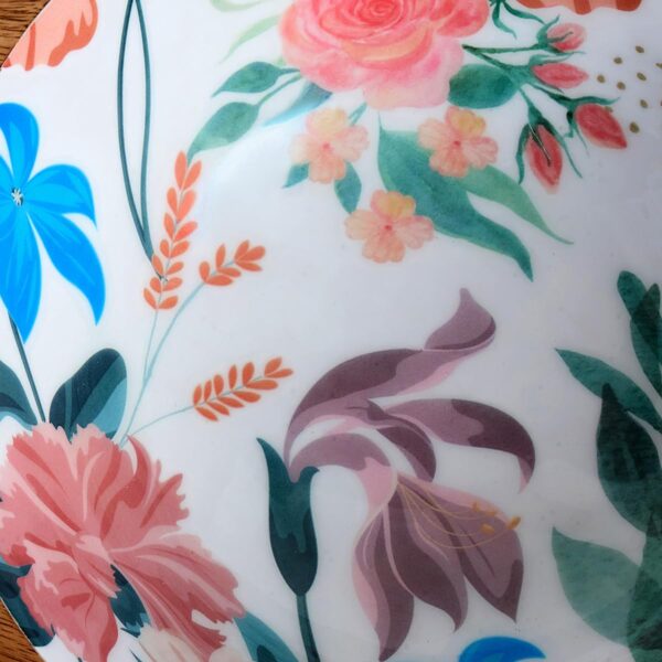 Unique Artisan-Made Mango Wood Bowl With Artistic Pattern