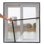 Premium mosquito window net with fine mesh for insect protection