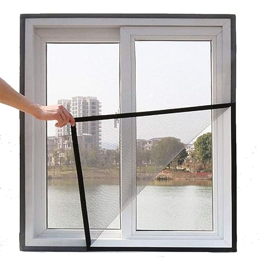 Premium mosquito window net with fine mesh for insect protection