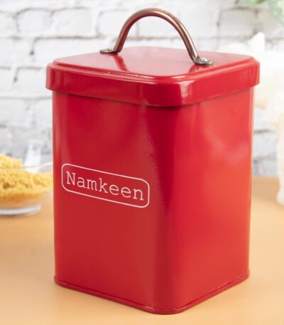 Transparent airtight namkeen jar for kitchen storage