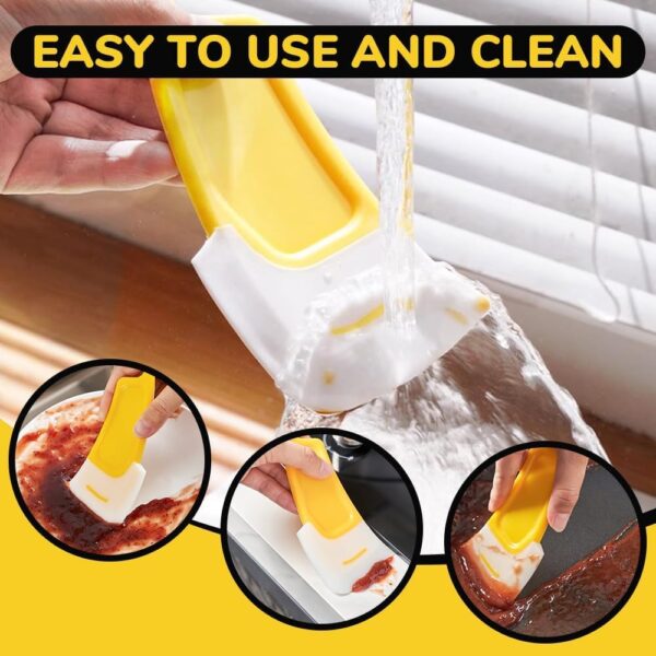 Multi-Functional Pan Scraper for Non-Stick Surface Safety