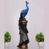 Colorful Peacock Table Decor Showpiece for Home
