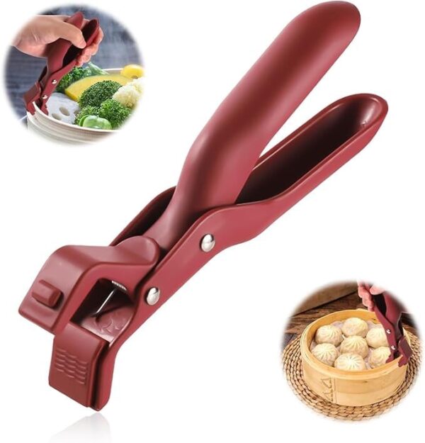 Anti-Scalding Bowl and Plate Gripper Clip for Safe Handling