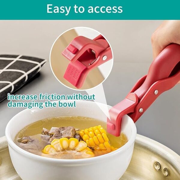 Kitchen Safety Plate Gripper Clip for Cooking and Serving