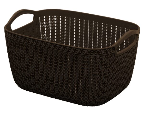 Multipurpose plastic organizer basket for kitchen and bathroom