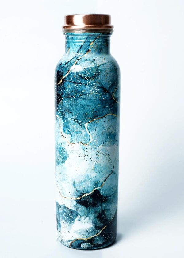 Printed Pure Copper Bottle for Detox Water
