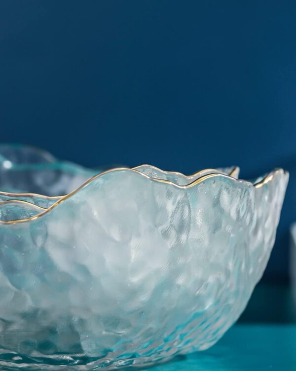 Elegant Transparent Serving Bowls for Home & Kitchen