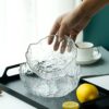 Transparent Round Serving Bowls – Modern Glass Tableware