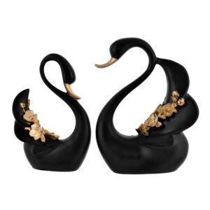 Elegant Swan Pair Special Big Design Sculpture for Home Decor