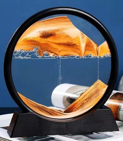 Flowing Sand Art Liquid Painting – Mesmerizing 3D Moving Sand Picture Frame