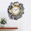 Luxury round wall clock with silent sweep movement