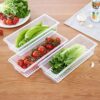 BPA-free plastic storage box for vegetables, fruits, and meals