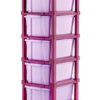Purple plastic modular drawer organizer for wardrobe and kitchen