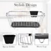 Stainless steel plate stand for modular kitchen