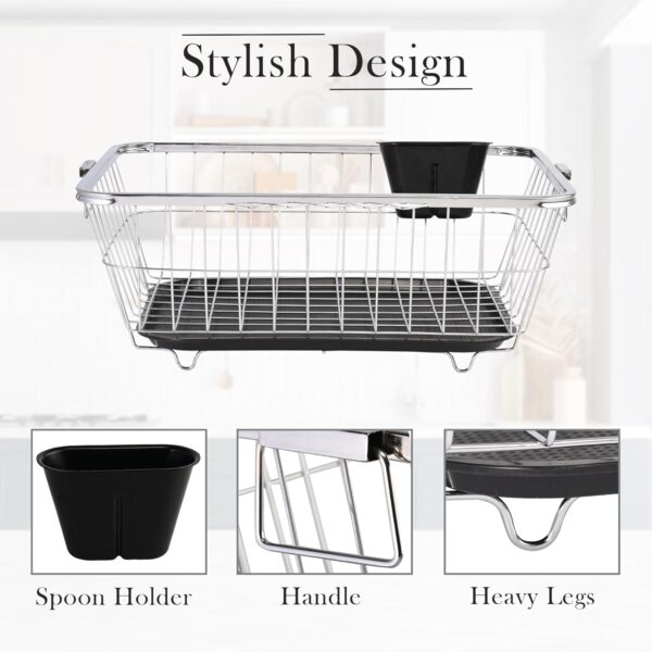 Stainless steel plate stand for modular kitchen