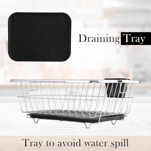 Multi-layer dish drying rack stainless steel