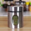 Kitchen glass canister for pasta pulses and grains