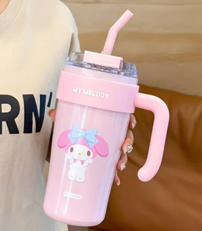 Stainless steel tumbler for hot and cold beverages