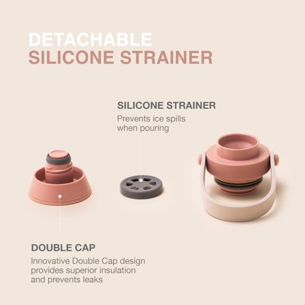 Stainless Steel Vacuum Flask Tumbler for Work, Car & Camping