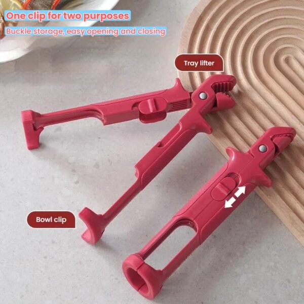 Durable Heatproof Silicone Gripper Clamp for Kitchen Use