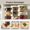 Airtight Food Storage Container – 4 Layer Seasoning & Herb Box