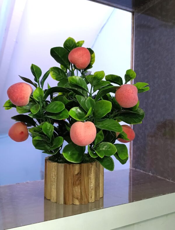 Plastic faux fruit plant for tabletop decoration