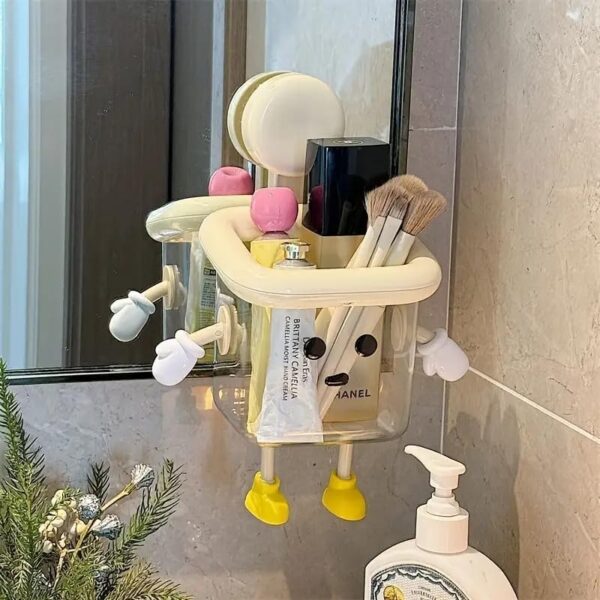 Cute Bathroom Accessories Cartoon Toothbrush Organizer