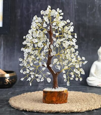 Healing Quartz Crystal Tree Good Luck Showpiece for Home Decor