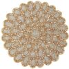 Handmade beaded table mat for dining and home décor