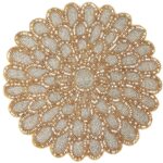 Handmade beaded table mat for dining and home décor