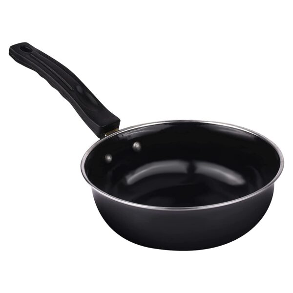 Compact non-stick tadka pan for frying spices and tadka preparation