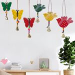 Colorful birds with butterfly wall decorative hanging for home décor
