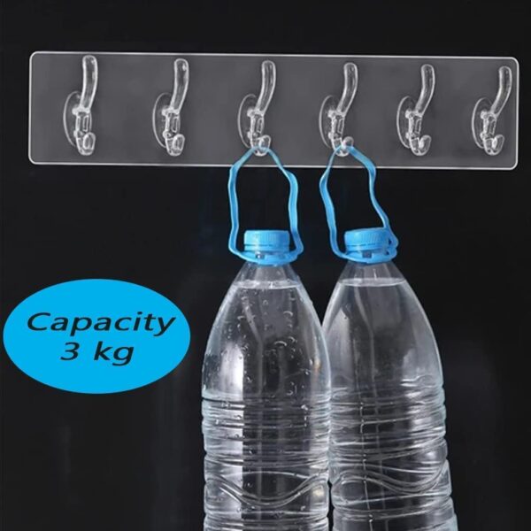 modern adhesive wall hooks organizer for kitchen and office