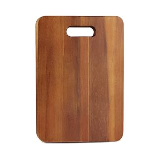 Sheesham wooden chopping board with handle for kitchen use