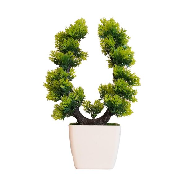 Artificial bonsai tree set of 3 for hotel and reception decor