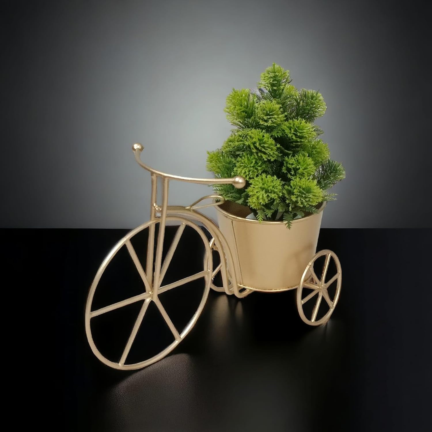 Antique Metal Decorative Indoor Planter with Stand Antique finish metal planter with stand for indoor plants