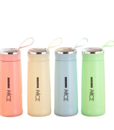 Modern insulated water bottle with vibrant color and sleek design