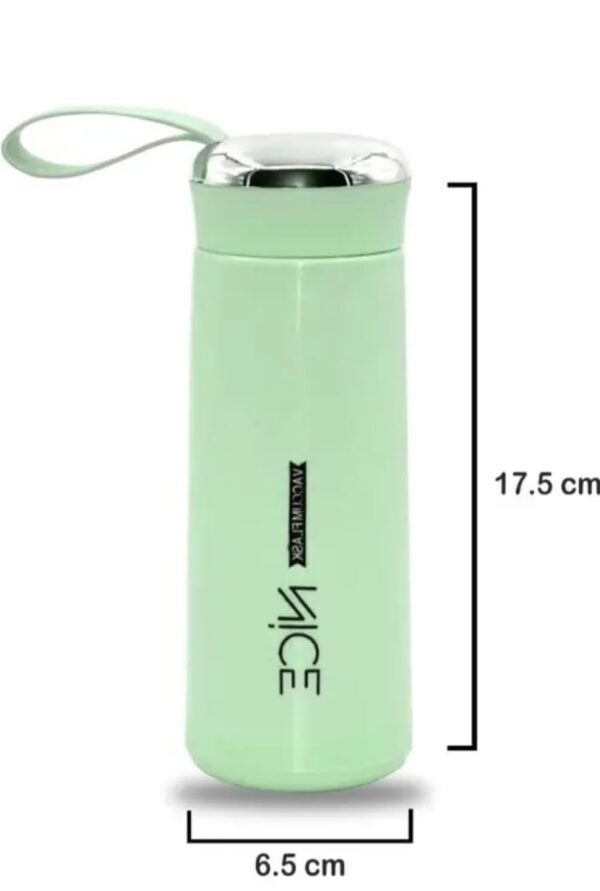 Modern stainless steel insulated bottle with vibrant look