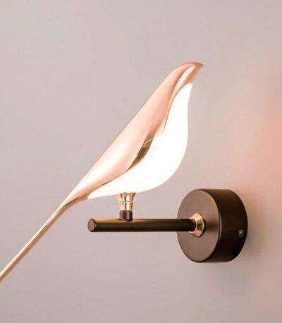 Modern LED bird chirpy wall light decorative indoor lighting
