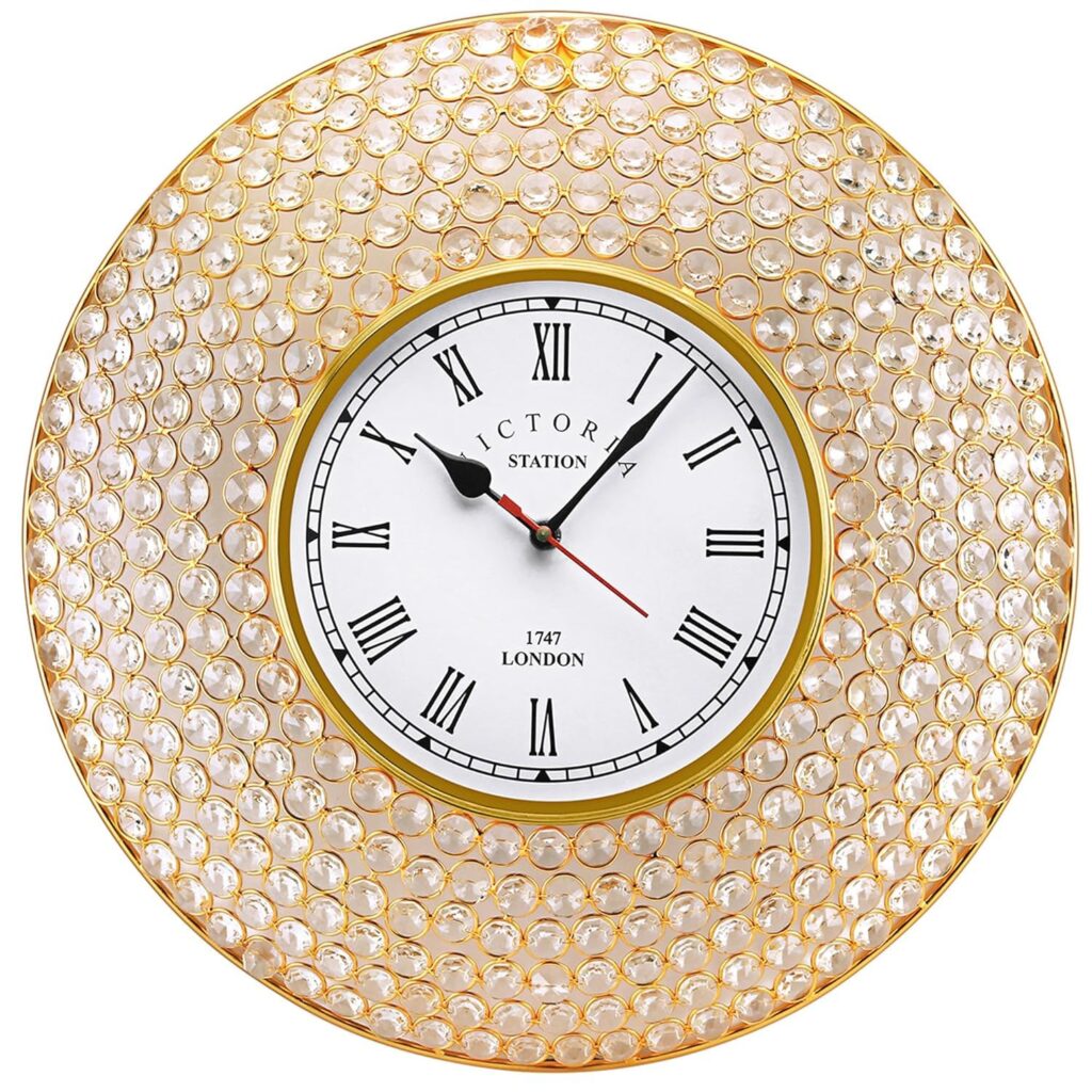 Luxury decorative wall clock for living room décor