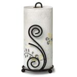Wrought Iron Kitchen Tissue Paper Roll Holder for Modern Kitchen Storage