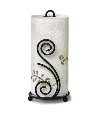 Wrought Iron Kitchen Tissue Paper Roll Holder for Modern Kitchen Storage