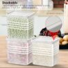Kitchen storage boxes for fridge pantry and cabinet organization