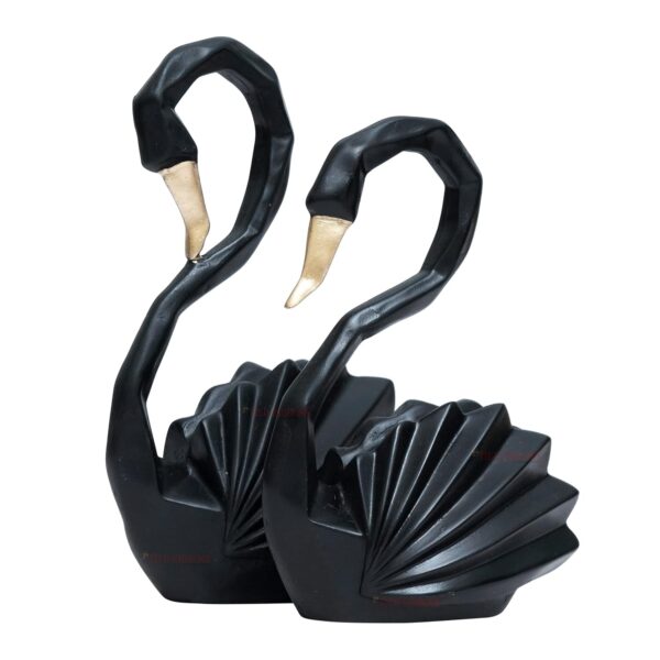 Decorative duck couple statue symbol of love and togetherness