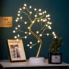 Modern Decorative Tree Lamp with LED Lights for Home Interiors