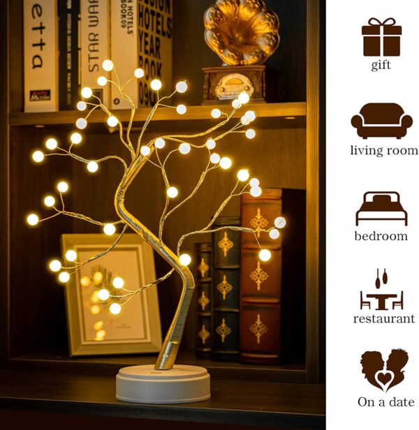 Elegant LED Tree Lamp for Wedding Decor and Home Styling