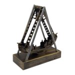 electronic swinging perpetual motion model desk ornament